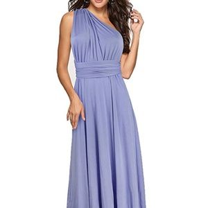 Clothink Convertible Warp Maxi Long Dress